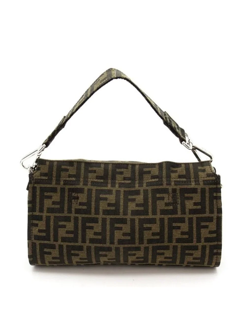 Fendi Fragment Zucca Fall Double 2-Way Canvas Leather Tote